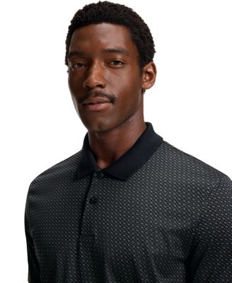 Men's Mercerized-Cotton Monogram Polo Shirt