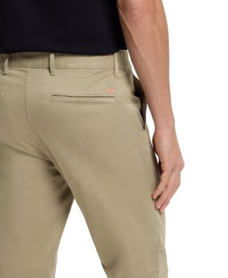Men's Stretch-Cotton Satin Slim-Fit Chinos