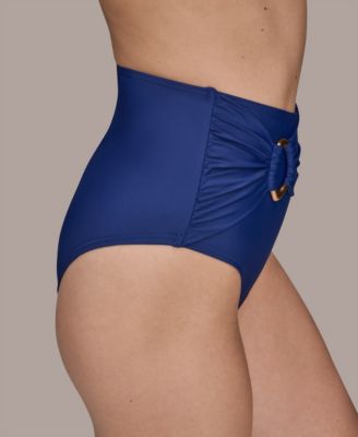 Donna Karan Women's High-Waist Bikini Bottoms