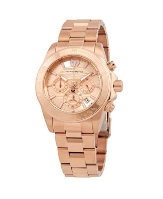 Men's TM-219008 Manta Quartz Chronograph Rose Gold Dial Watch