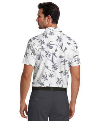 Men's Energized Floral Print Golf Polo Shirt