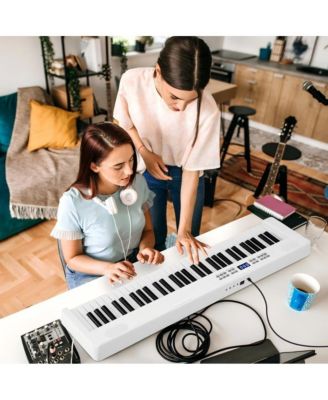 Key Foldable Piano Keyboard Full size Electronic Keyboard with MIDI and Split Function