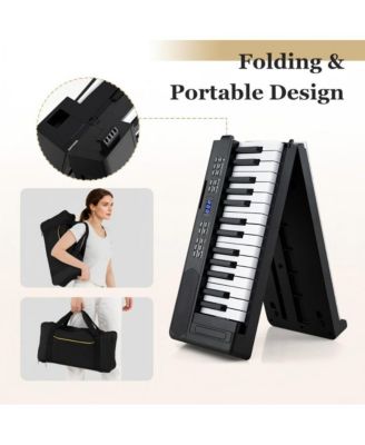 Key Foldable Piano Keyboard Full size Electronic Keyboard with MIDI and Split Function