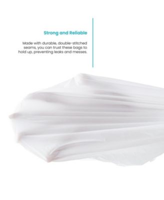 Code 30R Drawstring Kitchen Trash Bags Custom Fit for 8 Gallon Recycling Bins, 30-Count