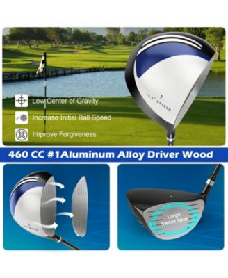 Men's 9-Piece Complete Golf Club Set