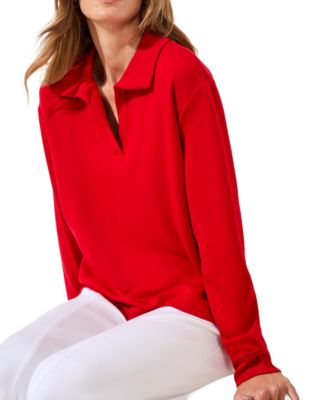 Women's Johnny Collar Top