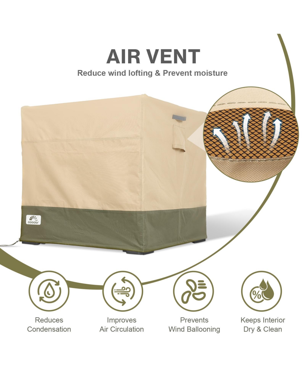 Aoodor Heavy Duty Patio Chair Cover