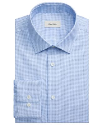 Men's Spread Collar Poplin Dress Shirt