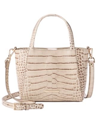 Mona Alba Small Leather Crossbody Tote Handbag