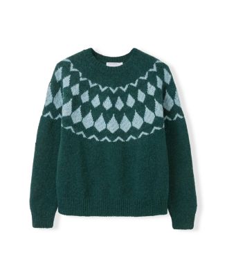 Women's Lofty Diamond Yoke Sweater