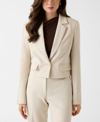Women's Leila Single-Breasted Cropped Blazer