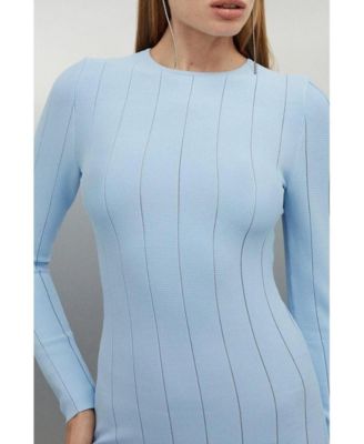 Women's Filament Full Skirt Knit Midi Dress