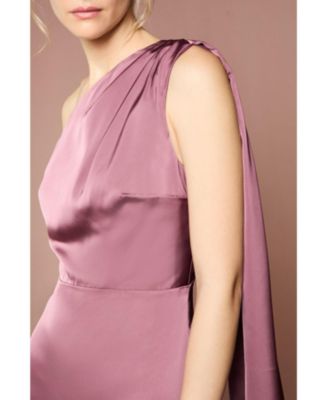 Women's One Shoulder Maxi Dress