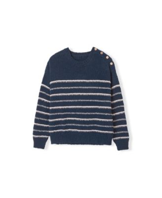 Women's Linen Cotton Breton Sweater