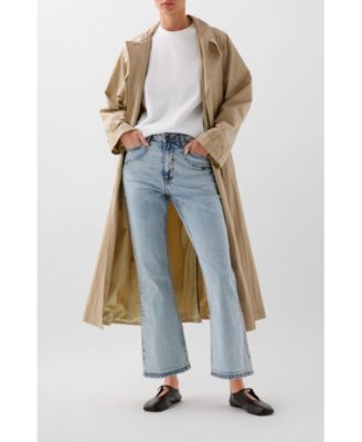 Women's Ankle Stitching Denim Pant