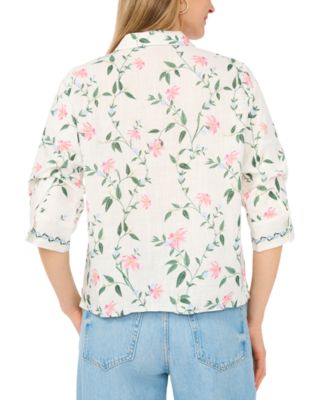 Women's Collared Button-Up Shirt