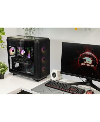 X50BA7N57T01 Liquid Cooled Gaming Desktop Computer, AMD Ryzen 7 9800X3D 4.7GHz, 32GB RAM, 2TB SSD, NVIDIA GeForce RTX 5070 Ti 16GB, Windows