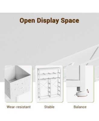 Tall Dresser for Bedroom with 16 Drawers, Fabric Chest of Drawers Organizer Unit for Closets, Living Room