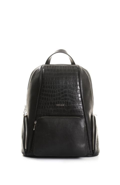 Рюкзак Velez Georgia Embossed Leather, цвет: Чёрный