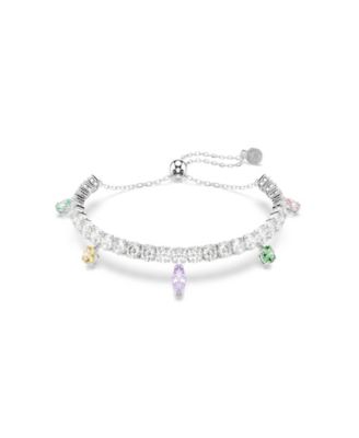 Ariana Grande x Rhodium Plated Multicolored, Tennis Bracelet  