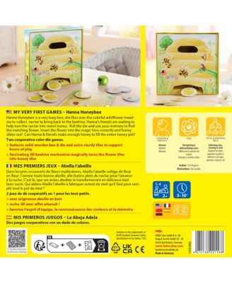 My Very First Games - Hanna Honeybee - 2 Cooperative Color Games and Learning Toys for Toddlers 2-4 Years, Preschool Kids Games (Made in Germany)