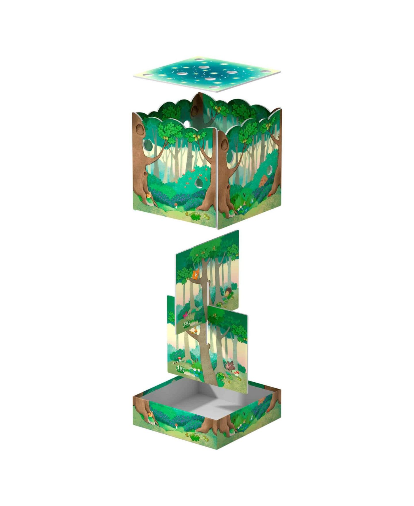 Детская настольная игра Haba Forest Friends 3D Matching & Memory Board Game, Ages 2+, цвет: Mutli — фото 3
