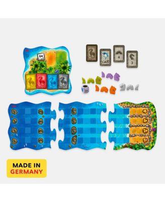 Water Dragons: Kids Board Game and Fast-Paced Dice Game with Wooden Components for Ages 5 and up, Made in Germany