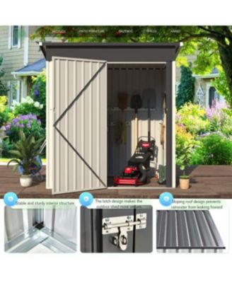 Outdoor Durable and Space-Saving Small Storage Shed