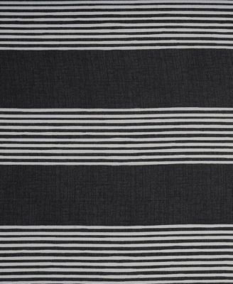 Banded Stripe Textured Microfiber 7-Pc. Comforter Set, King