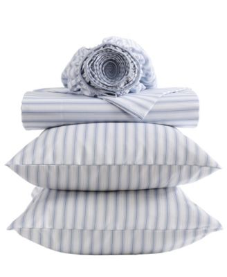 Arrow Stripe Microfiber 4-Pc. Sheet Set, King