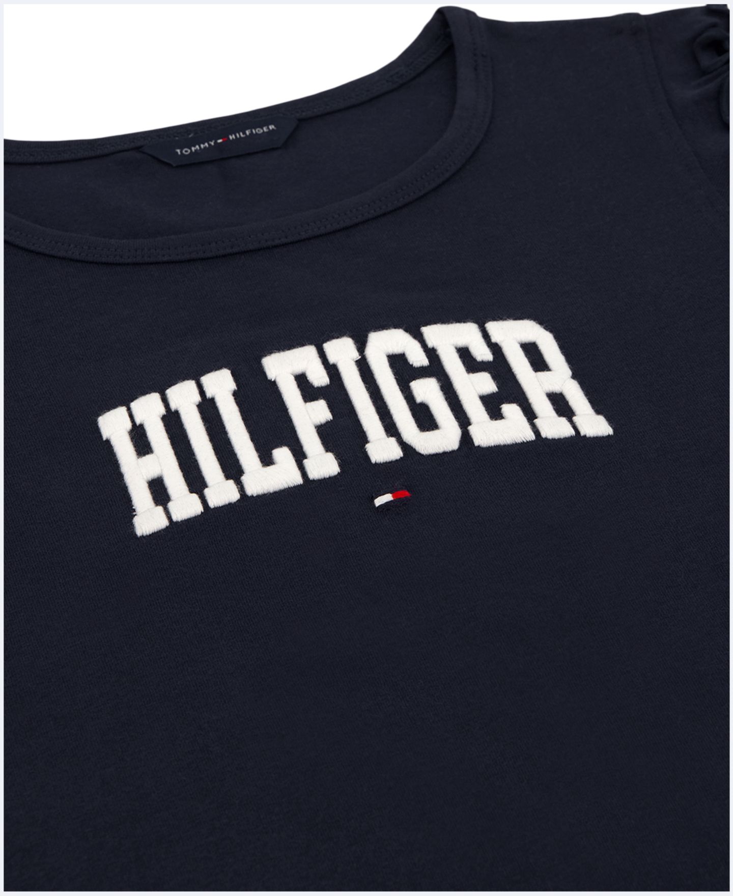 Топ Tommy Hilfiger Sleeveless для девочек, цвет: Тёмно-синий — фото 5