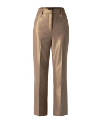 Women's Sparkling Straight-Leg Pants with Pockets