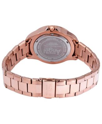 Women's 21684 Angel Quartz Chronograph Rose Gold Dial Watch