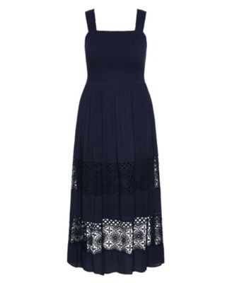 Women's By The Beach Crochet Maxi Dress