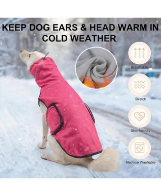 Reversible Dog Anxiety Vest with Hood for Calming and Comfort