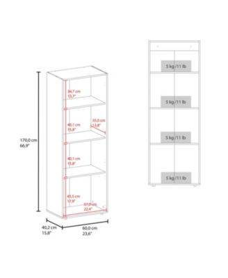 Stained Walnut Tolleson 3-Door Tall Wardrobe Armoire 4 Shelves Hanging Rod Freestanding Storage