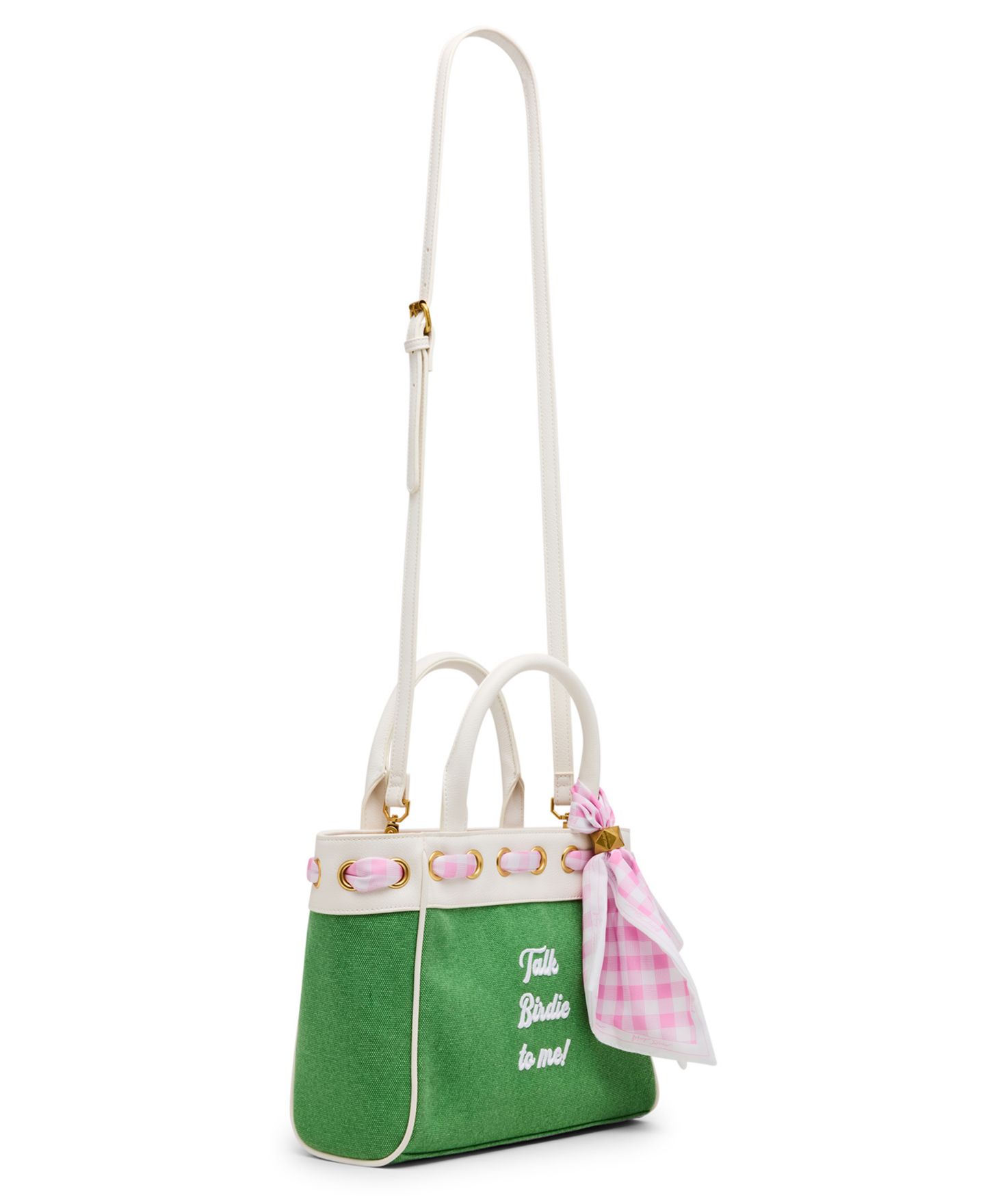 Женская сумка Betsey Johnson Talk Birdie To Me Small Satchel Handbag, цвет: Зелёный — фото 3