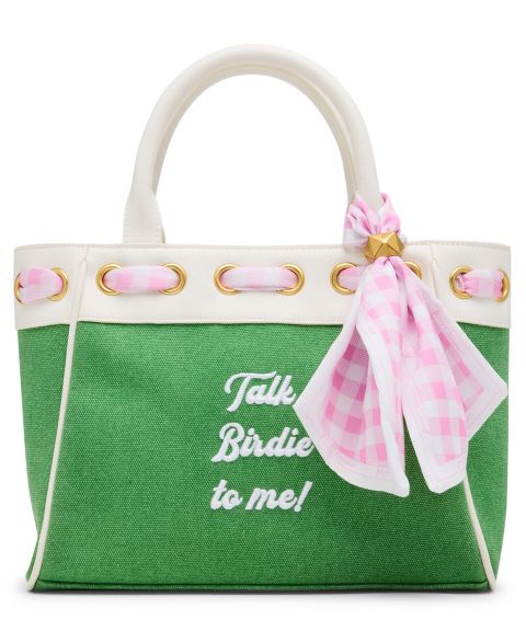 Женская сумка Betsey Johnson Talk Birdie To Me Small Satchel, цвет: Зелёный