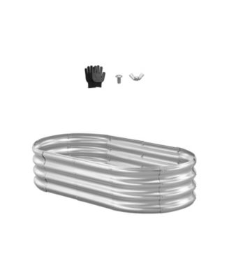 Outdoor Metal Raised Bed for Vegetables & Flowers