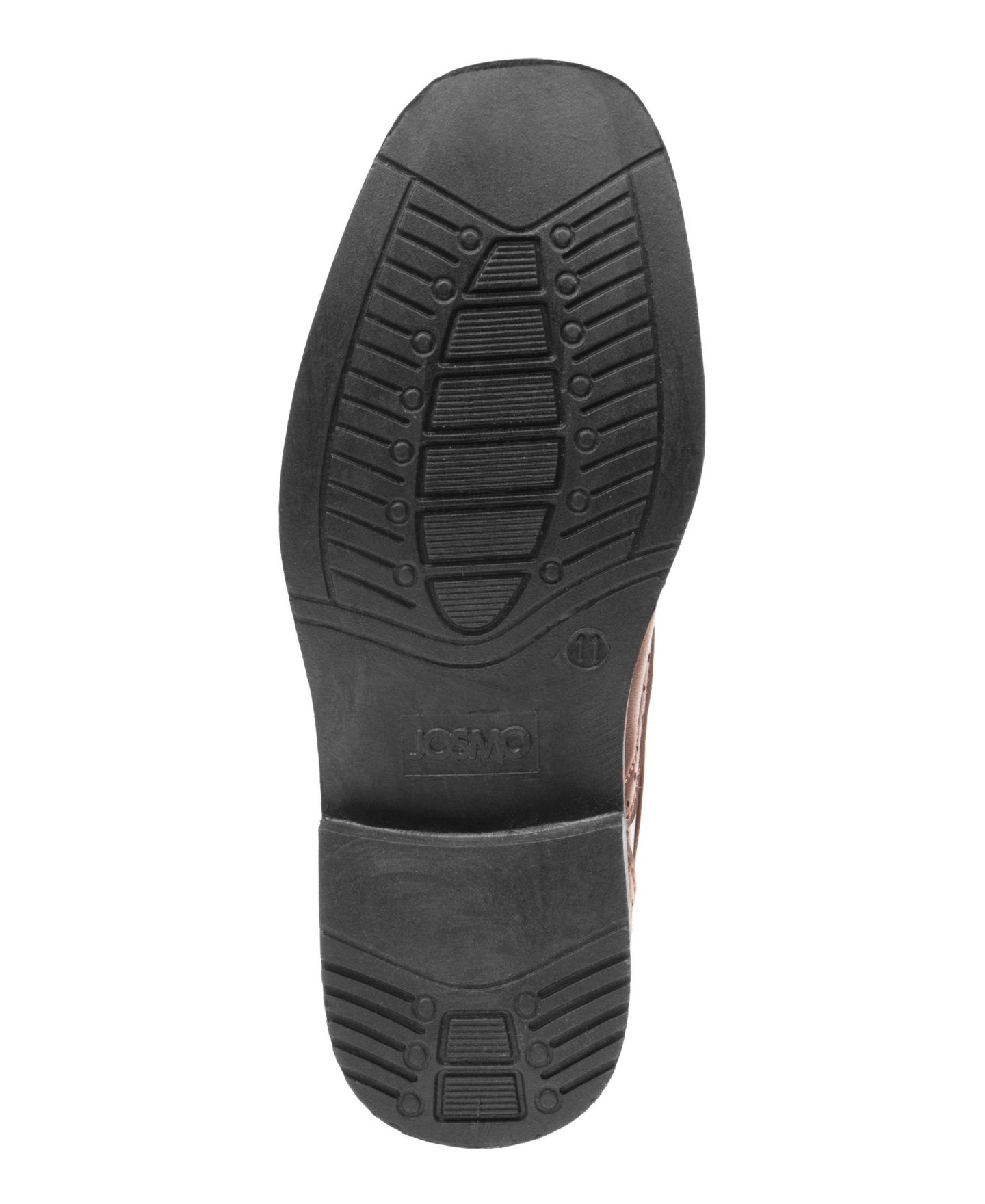 Туфли Josmo Wing Tip Slip On Dress Shoes for Classic Formal Comfort Style with Lace Up Closure для мальчиков, цвет: Рыжевато-коричневый — фото 7