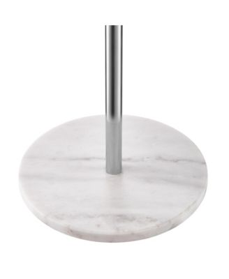 Coat Rack - Freestanding Hall Tree with Stable Marble Base and 8 Hooks, Modern Clothes Hanger for Coats, Hats, Bags