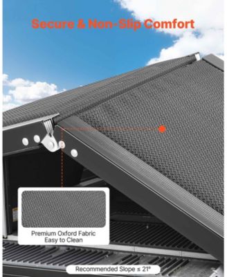 71" Folding Dog Ramp 20" Wide, Non-Slip Surface, Supports up to 250 lbs