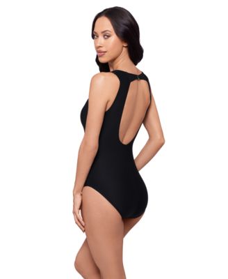 Women's Pull-On One-Piece Swimsuit