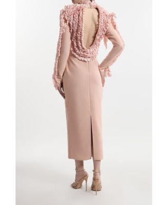 Women's Bandage Detail Midi Dress