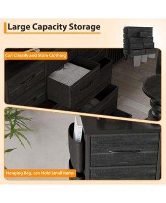 12 Drawer Dresser with Fabric Bins,Fabric Storage Tower,Closet Organizers and Storage for Bedroom,Hallway&Entryway.