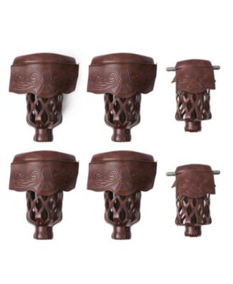 Set of 6 Heavy Duty PU Leather Billiard Pool Table Pockets, Pool Table Accessories