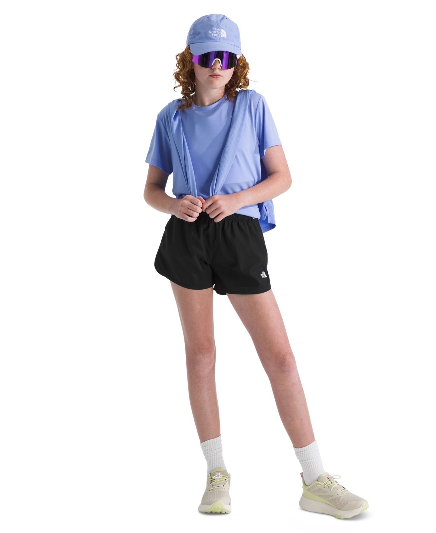 Шорты The North Face Flex Woven Shorts для девочек, цвет: Чёрный — фото 2