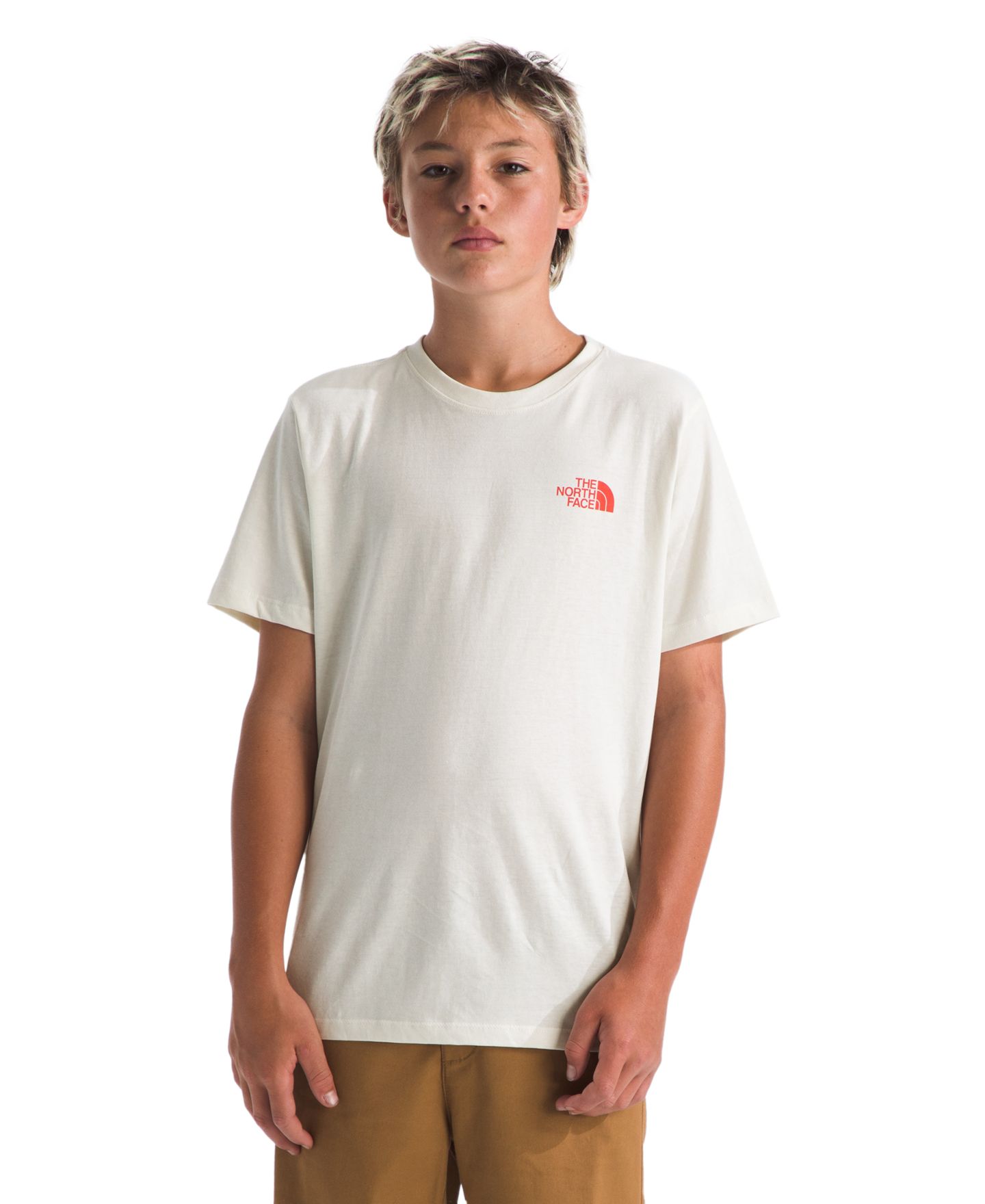 Детская футболка The North Face Graphic Short-Sleeve T-Shirt, цвет: Белый дюнный — фото 2