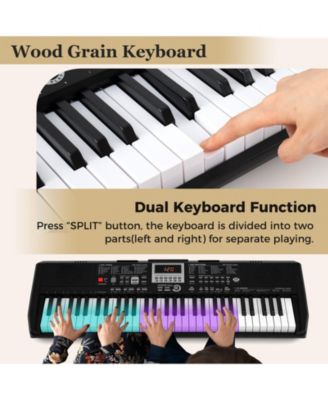 61-Key Portable Keyboard Kit for Beginners with 200 Rhythms & 200 Tones, Electric Piano
