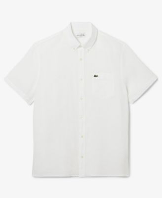 Men's Regular-Fit Logo Linen Shirt